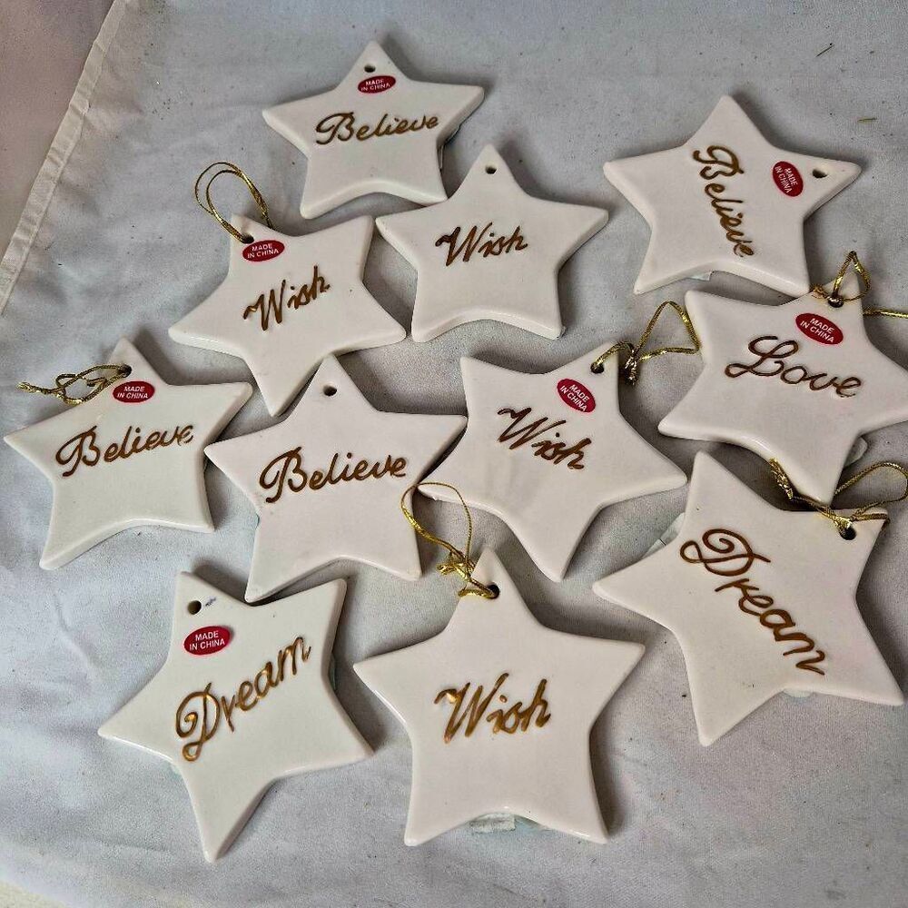 Star shaped Christmas Ornaments